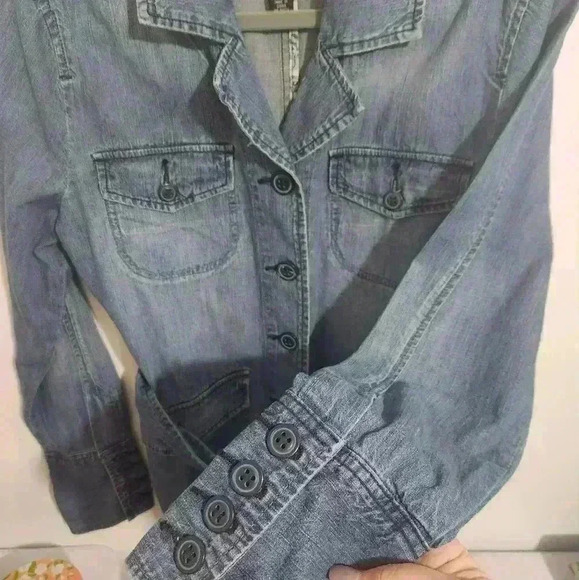 VINTAGE Lucky Brand womens belted utility jacket. Size large - Picture 4 of 7